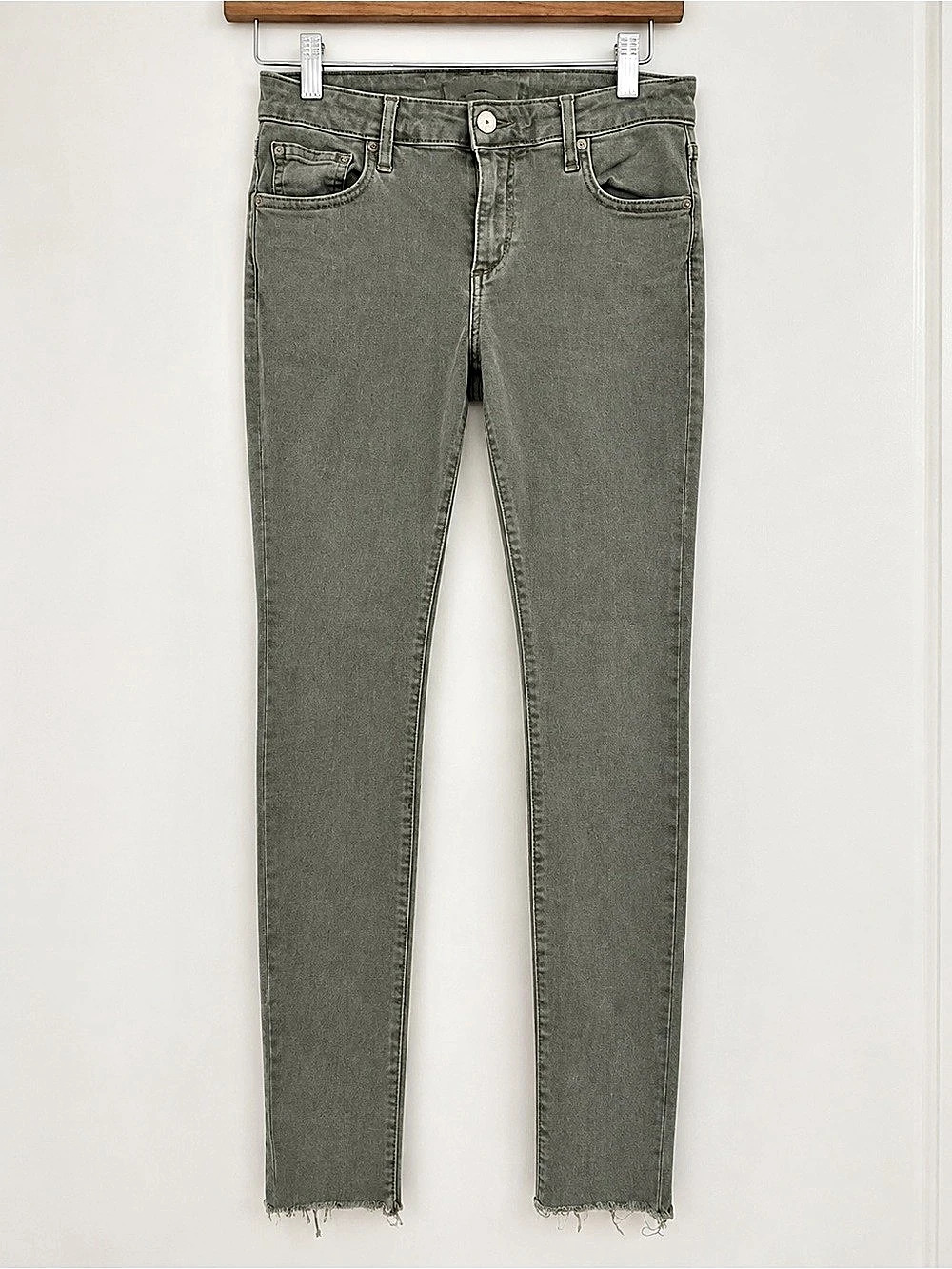 Joe’s Skinny Jeans in Green/gray